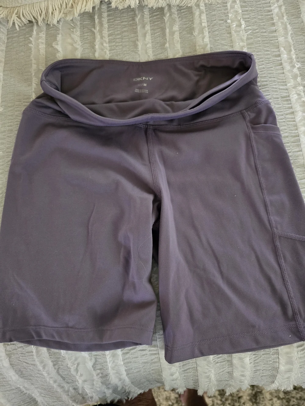 DKNY Women's Leggings in Plum Purple - Picture 3 of 5